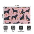 thumbnail image 5 of Rottweiler Dogs with Pioneer Flower Door Rugs,Washable Non Slip Door Mats Indoor,Decorative Door Mats,Entry Mat Indoor for Entrance,Bedroom,Kitchen,Bathroom,20"x32", 5 of 6