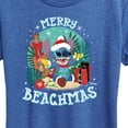 thumbnail image 3 of Lilo & Stitch - Merry Beachmas Christmas - Women's Short Sleeve Graphic T-Shirt, 3 of 5