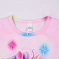 thumbnail image 3 of ATAIKU 3-8Y Toddler and Little Girl Pajamas Set Kids Long Sleeve Tee and Pants Dinosaur Sleepwear Girls 2-Piece Jammies, 3 of 10