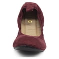 thumbnail image 3 of Ollio Women's Shoes Faux Suede Slip On Comfort Elasticated Ballet Flats BN16, 3 of 6
