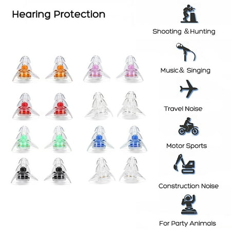 Noise Cancelling Earplugs Musicians Shooting Motorcycles Hearing Protection