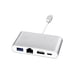 thumbnail image 1 of Adaptador De Concentrador Tipo C A Hdmi Usb-C Rj45 Usb 3,0 Convertidor Multimedia Tipo C Para Macbook Galaxy S8 Dex Huawei P30 Scienceny EL010703-00, 1 of 6