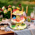 thumbnail image 5 of 2 Pcs 3 Tiers Cake Display Stand, 5 of 5