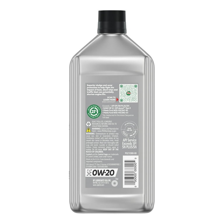 castle 合成油 0W-20 20L Amazon.com: Castrol GTX Full