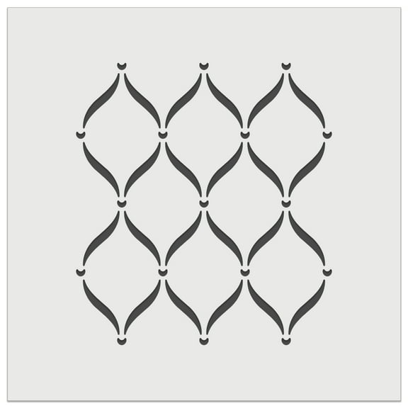 Trellis Pattern DIY Cookie Wall Craft Stencil - 5.5 Inch