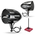 thumbnail image 1 of Altavoces para motocicleta Altavoces bluetooth para motocicleta Altavoces para motocicleta bluetooth a prueba de agua Radio para motocicleta Atv Sistema de sonido Utv Altavoces Rzr Sistema estéreo par, 1 of 1