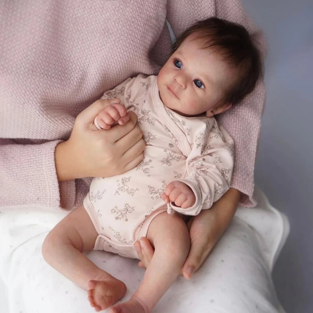 Adorable 17 inch reborn baby doll,  gift for Kids Age 3+