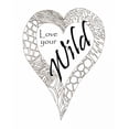 thumbnail image 3 of Pearson, Debbie 15x18 Black Modern Framed Museum Art Print Titled - Heart Love Your Wild 1, 3 of 5
