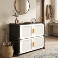 thumbnail image 4 of EARKITY Doormounted Shoe Cabinet With Detachable Shoe Racks And Multi-tiered Storage Shelvessuitable For Entrywayshallwaysand Living Rooms To Clean And Whi, 4 of 6