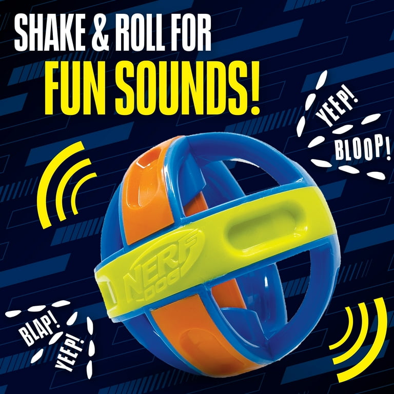 Nerf Dog, Giggle Ball, 5 inch, Interactive Noises Dog Toy