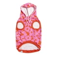 thumbnail image 3 of Oodles Pink Tropical Blooming Floral Spring Dog Hoodie, Small, 3 of 7