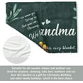 thumbnail image 4 of Gifts for Grandma Blanket, Grandma Gifts on Birthday, Grandparents Day, Present for Grandmother from Granddaughter, We Love You Cozy Throw Blankets 50" x 60", 4 of 6