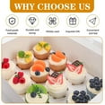 thumbnail image 4 of YAOMOBB Cupcake Paper Box Clear Window Cupcake Packing Box with Insert Bakery Dessert Container, 4 of 6