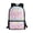 Cartoon Axolotl Pattern, variant on Smooth Zipper Backpack for Outdoor Work, 17 Inch Large Capacity School Backpack, Tiger Pattern