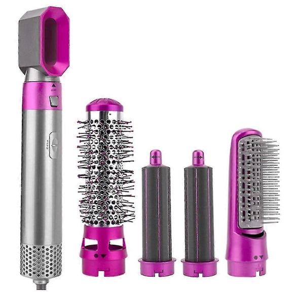 Hair Dryer Comb Set Hot Styler Hair Curler Straightening Curling Iron Styling Brush Hair Styling Tool Eu Plug D