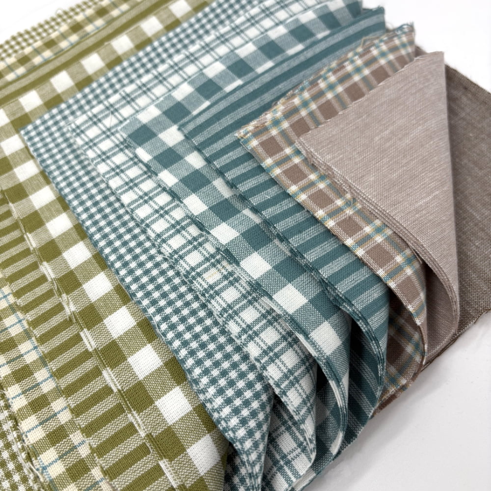 Bluegrass Homespun Cotton Fabric 44 pc Precut 10 inch Cake Layers by JCS