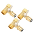 thumbnail image 1 of Brass Hose Splitter 3Pcs 3 Way Valve Adapter Durable Metal High Hardness 01 To 4MPA Resistant for Water ANGGREK Otros, 1 of 8