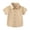 Khaki, variant on YTDSCS Toddler Kids Summer Shirts Tees for Boys,1-6Years Baby Short Sleeved T-Shirt Cute Casual Solid Color Shirts Short Sleeve Undershirt Tops