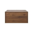 thumbnail image 2 of 2-Tier Storage Organizer,Open Stackable Mounted Storage Cabinet Bookcase,Walnut, 2 of 7