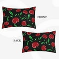 thumbnail image 4 of Haiem Pillowcase for Hair and Skin Queen - Cherry Printed Soft Pillowcase with Envelope Closure-20"x30", 4 of 9