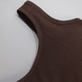 thumbnail image 6 of Kilaqueen Womens Ribbed Longline Bralette, Square Neck Wide Strap Crop Top Bra for Yoga, Lounging, Casual Outfits and Everyday Layering, 6 of 9