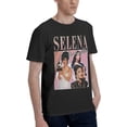 thumbnail image 3 of Selena Quintanilla Tshirt Men's Shirt T Shirts Unisex T-Shirt Cotton T Shirt Lightweight Short Sleeves Shirts for Men Women Adult Black Small, 3 of 4
