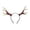 A001- Brown, variant on Antler Headband Halloween Accessory, 15 X 10 Inch Red Black Deer Headpiece for Student Halloween Party Dress Up, 1 Pack