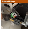 thumbnail image 6 of Propane Tank Gauge, 3 Colors Coded Universal for Cylinder, Grill, Heater, RV Camper and More, 5-40 Pound LP Tank Gas Level Indicator, QCC1 / Type 1 Connection, 6 of 10