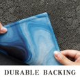 thumbnail image 6 of Light Blue Marble Flow Pattern Door Rugs,Washable Non Slip Door Mats Indoor,Decorative Door Mats,Entry Mat Indoor for Entrance,Bedroom,Kitchen,Bathroom,17"x30", 6 of 6