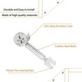 thumbnail image 3 of Flyshop 3-in-1 Furniture Connecting Cam Fittings with Dowel and Pre-inserted Nut, 10-Pack, Big Set, 3 of 6