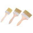 thumbnail image 1 of LOLIPPYY 3Pcs Wood Handle Paint Brush Set for Precise Painting on Furniture and Trim, 1 of 6