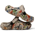thumbnail image 3 of Graffiti EVA Clogs for Men – Trendy Lightweight Garden Slippers with Adjustable Strap, Breathable Slip On Water Shoes, Anti-Slip Casual Sandals for Urban & Outdoor Use, 3 of 14