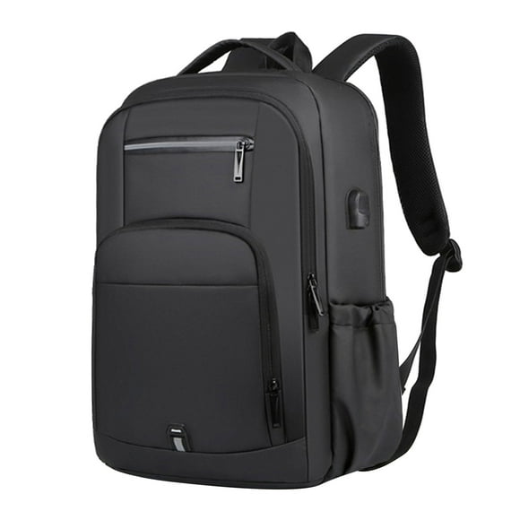 Mochila de negocios para computadora, bolso de viaje para hombre de 17 pulgadas, gran capacidad, diseño ergonómico, ideal para estudiantes, viajes, tela resistente, seguro para laptop, estilo urbano,