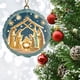 thumbnail image 2 of Decoraciones de Navidad Del Coche - Ornamentos de Navidad para Árbol, 3D Efecto Nacimiento Acrílico Coche Colgando Ornamentos, 2 of 6