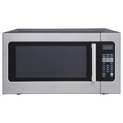 Magic Chef 2.2 cu ft Countertop Microwave Ovens in Silver Stainless Steel