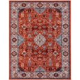 thumbnail image 1 of Amer Rug SNA626103 2 ft. 6 in. x 10 ft. 3 in. Sanya 6 Power-Loomed Runner Rug - Crimson, 1 of 1
