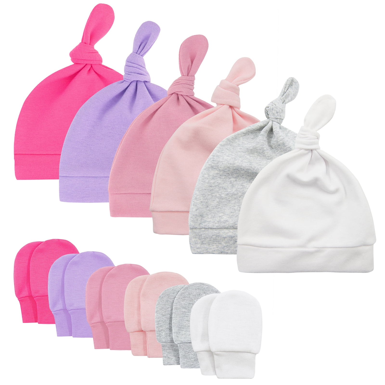American Trends Baby Hats 06 Months Toddler Hat and Mittens for