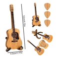 thumbnail image 5 of 3SET Sherum Strumbox,Sheremart Strumbox, Wooden Acoustic Guitar Pick Box with 3 PCS Guitar Pick,Guitar Pick Display Case, 5 of 5