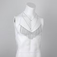 thumbnail image 3 of Los hombres elásticos correa pecho borlas arnés para el cuerpo ropa de club masculina lencería club nocturno - , tal se describe, 3 of 8