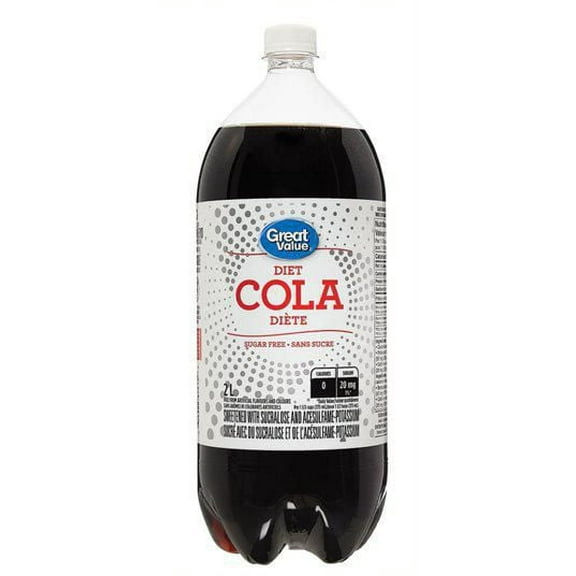 Great Value Diet Cola bottle, 2L