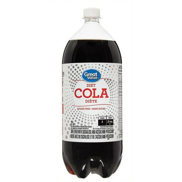 Great Value Diet Cola bottle, 2L