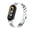A, variant on Robust Stainless Steel Watch Band With Featuring Fade Resistant Color | Bead Design Support Design For Perfect Fit For Smart Watch | Ideal For Group Activities White