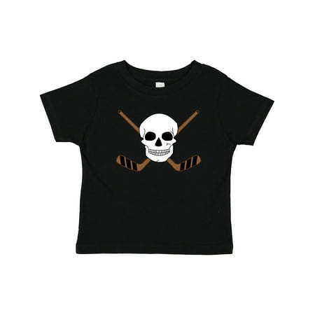 

Inktastic Hockey Sports Funny Skull Gift Baby Boy or Baby Girl T-Shirt
