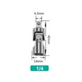 thumbnail image 1 of MYG 1/4 3/8 1/2Inch Universal Socket Adapter Socket Adapter Ratchet Extension Bar, 1 of 5
