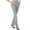 Gray, variant on Women's Petite Flare Leggings High Waisted Drawstring Business Casual Dress Pants Slim Work Trousers