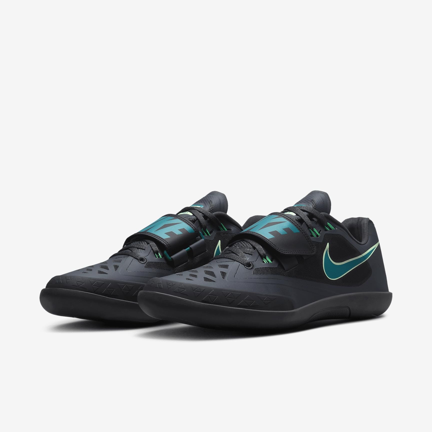 Nike Zoom SD 4 Track & Field Throwing Shoes HQ3487-001, Black/Vapor Green/Electric Algae/Bright Spruce Size 9