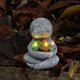 thumbnail image 4 of Estatua de Animal de resina de péndulo de perezoso Solar carnoso para jardín al aire libre, 4 of 5