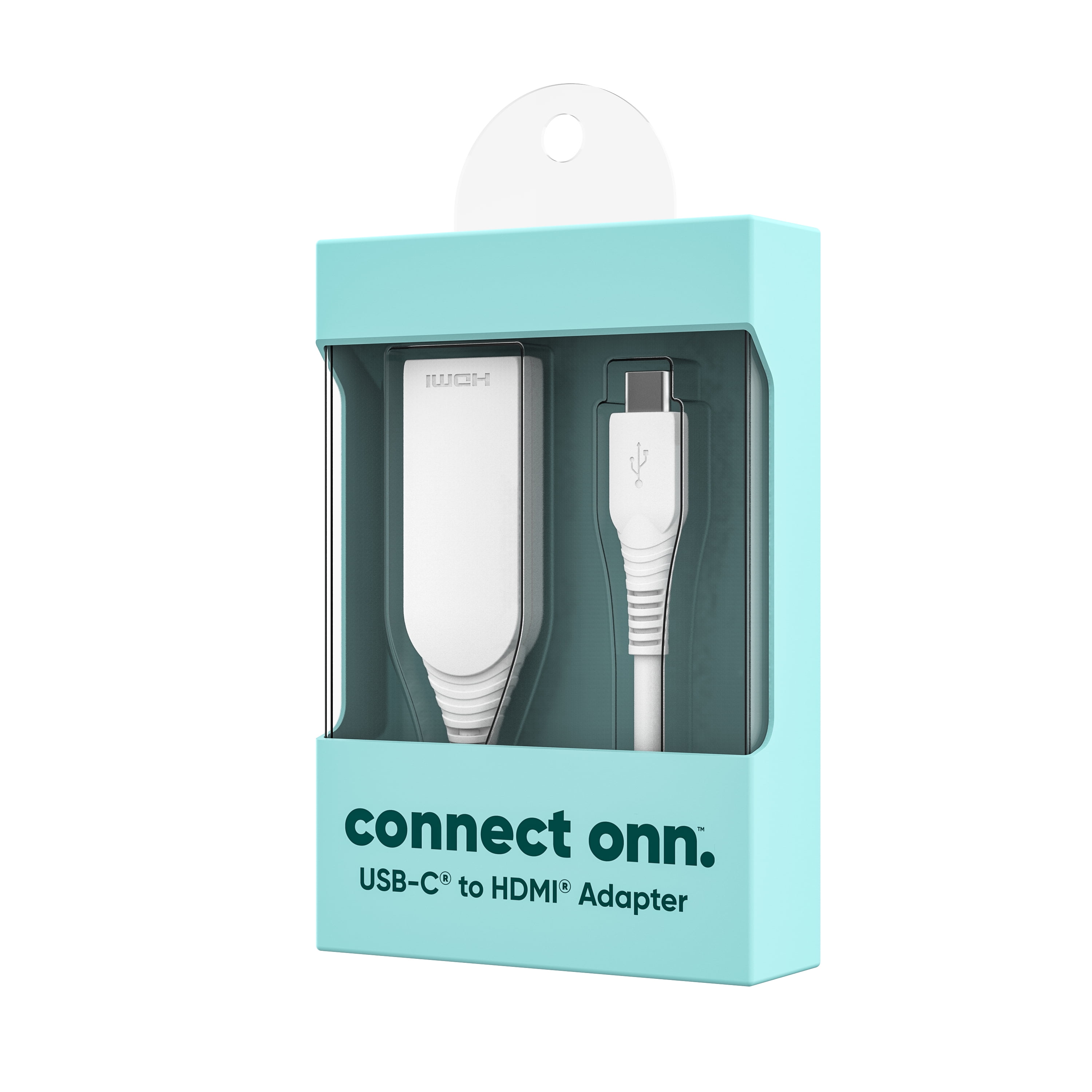 onn. 8-in-1 USB-C Adapter, USB 3.0 and 4K HDMI Compatible 