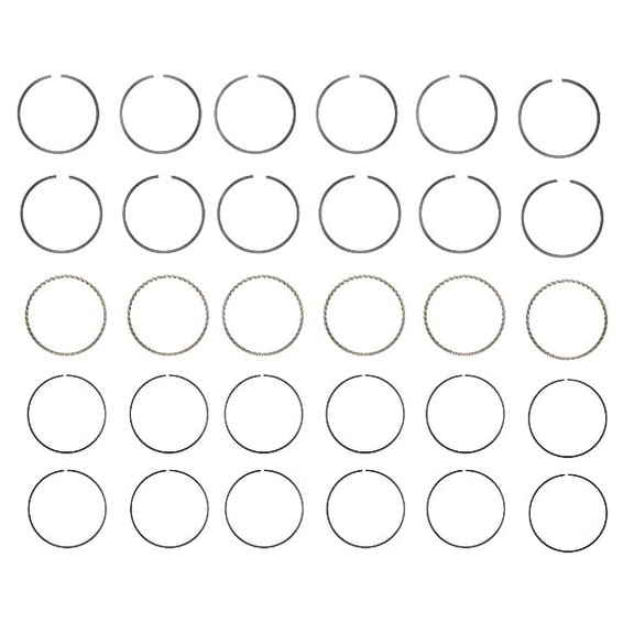 Premium Piston Ring Set (Size 030) | Compatible with 74-79 Ford 2.8L V6 VIN "Z" Car & 83-86 Ford 2.8L V6 VIN "S" Truck/SUV Engines