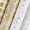 White/Gold, variant on LaRibbons 30" x 10' Wrapping Paper Bundle (4 Roll Pack) | White/Gold/Silver Diamonds/Dots/Rainbows/Stripes